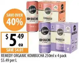 Supabarn Remedy organic kombucha offer