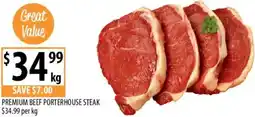 Supabarn Premium beef porterhouse steak offer