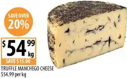 Supabarn Truffle manchego cheese offer