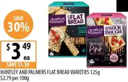 Supabarn Huntley and palmers flat bread varieties offer