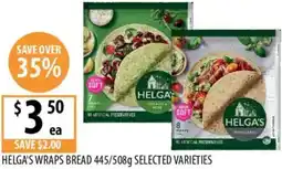 Supabarn Helga's wraps bread offer