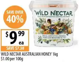 Supabarn Wild nectar australian honey offer