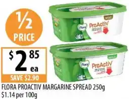 Supabarn Flora proactiv margarine spread offer