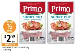 Supabarn Primo shortcut rindless bacon offer