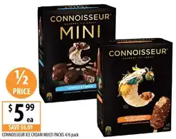 Supabarn Connoisseur ice cream multi packs 4/6 pack offer