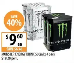 Supabarn Monster energy drink offer