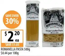 Supabarn Romanella pasta offer