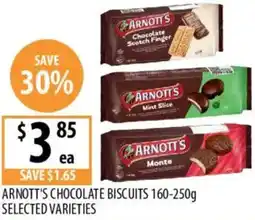 Supabarn Arnott's chocolate biscuits offer