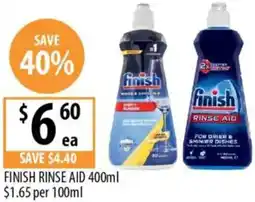 Supabarn Finish rinse aid offer