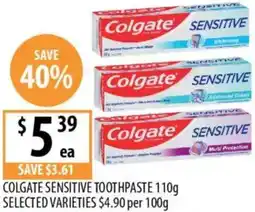 Supabarn Colgate sensitive toothpaste offer