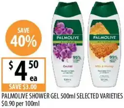 Supabarn Palmolive shower gel offer