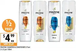 Supabarn Pantene shampoo & conditioner offer