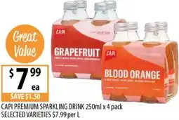 Supabarn Capi premium sparkling drink offer