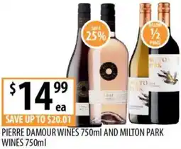 Supabarn Pierre damour wines and milton park wines offer
