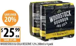 Supabarn Woodstock & cola reserve offer