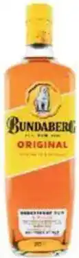 Supabarn Bundaberg rum underproof offer