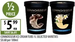 Supabarn Connoisseur ice cream tubs offer