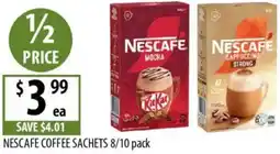 Supabarn Nescafe coffee sachets offer