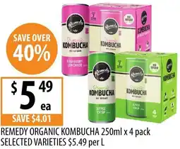 Supabarn Remedy organic kombucha offer