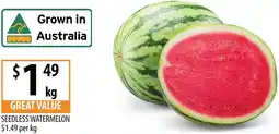 Supabarn Seedless watermelon offer