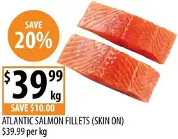 Supabarn Atlantic salmon fillets offer