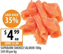 Supabarn Supabarn smoked salmon offer