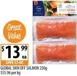 Supabarn Global skin off salmon offer