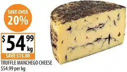 Supabarn Truffle manchego cheese offer