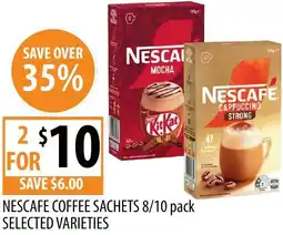 Supabarn Nescafe coffee sachets offer