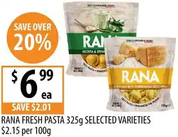Supabarn Rana fresh pasta offer