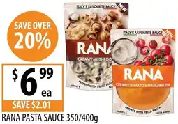 Supabarn Rana pasta sauce offer