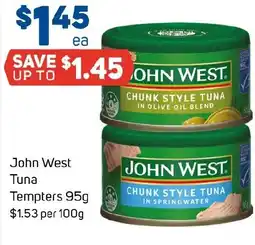 Foodland John West Tuna Tempters offer