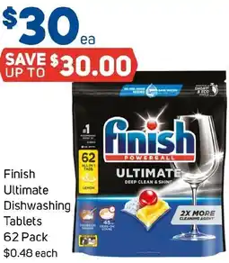 Foodland Finish Ultimate Dishwashing Tablets offer