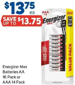 Foodland Energizer Max Batteries AA offer