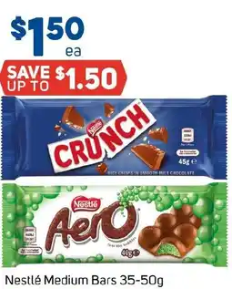 Foodland Nestlé Medium Bars offer