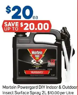 Foodland Mortein Powergard DIY Indoor & Outdoor Insect Surface Spray offer