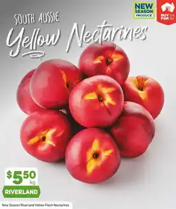 Foodland New season riverland yellow flesh nectarines offer