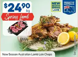 Foodland New Season Australian Lamb Loin Chops offer