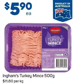 Foodland Ingham's Turkey Mince offer