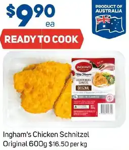 Foodland Ingham's Chicken Schnitzel Original offer