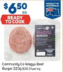 Foodland Community Co Wagyu Beef Burger offer