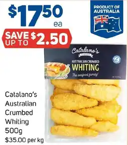 Foodland Catalano's australian crumbed whiting offer