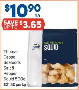 Foodland Thomas Cappo Seafoods Salt & Pepper Squid offer