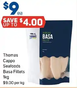 Foodland Thomas Cappo Seafoods Basa Fillets offer