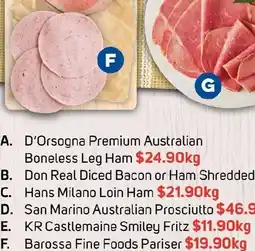 Foodland Barossa fine foods pariser offer