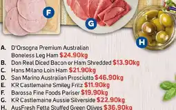 Foodland Ausfresh fetta stuffed green olives offer