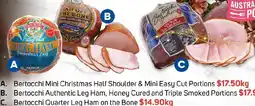 Foodland Bertocchi Quarter Leg Ham on the Bone offer