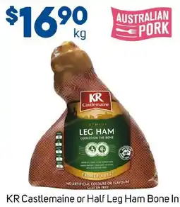 Foodland KR Castlemaine or Half Leg Ham Bone In offer
