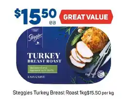 Foodland Steggles Turkey Breast Roast offer