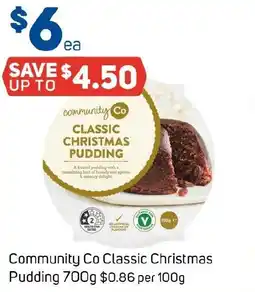 Foodland Community Co Classic Christmas Pudding offer